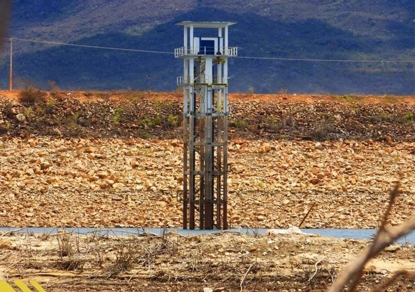 Barragem Luiz Vieira chega a 21,9% da capacidade e mantém tendência de queda