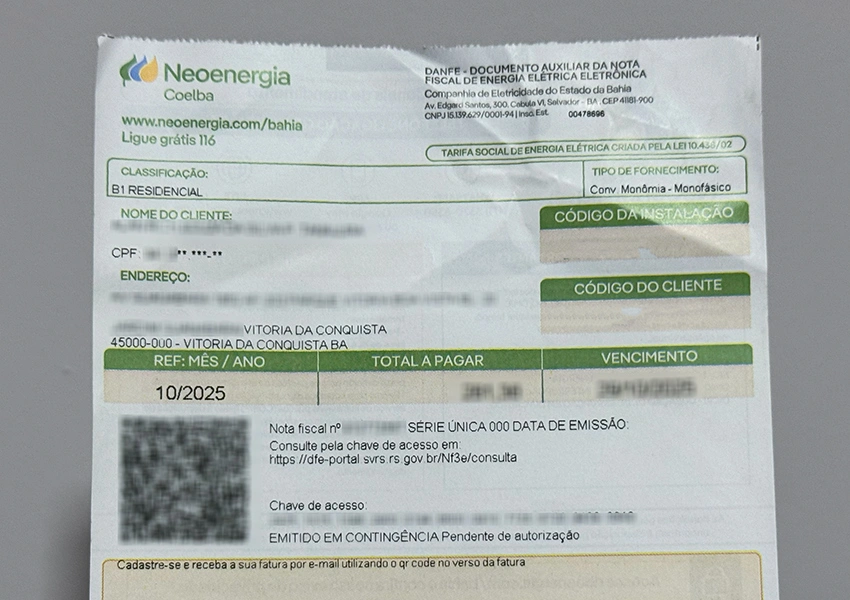 MP-BA aciona Coelba e Crefaz por empréstimo cobrado na conta de luz e pede suspensão imediata das cobranças