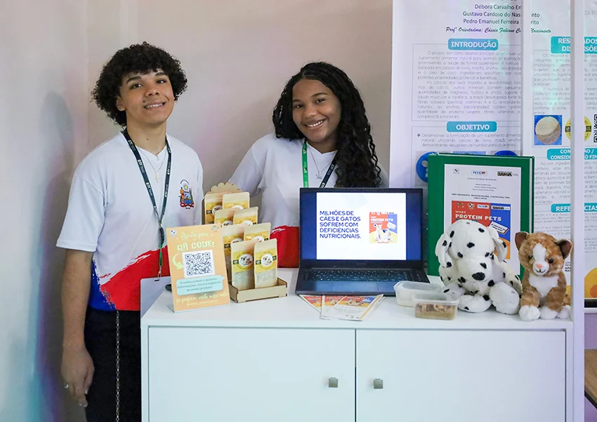Estudantes de Boquira criam Whey Protein para pets, sem lactose e com fórmula balanceada