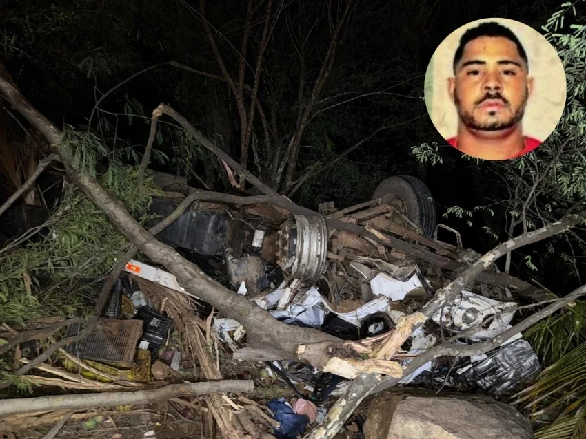 Caminhoneiro morre em acidente na 'Serra das Almas' entre Livramento e Rio de Contas