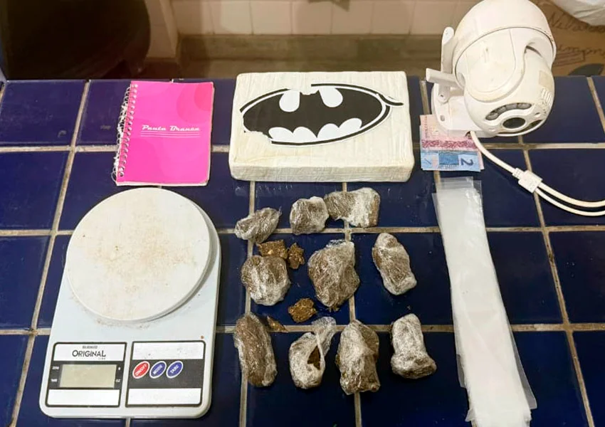 CIPE Sudoeste prende suspeito por tráfico de drogas em Livramento de Nossa Senhora