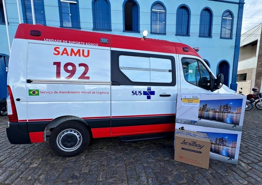 Livramento de Nossa Senhora é contemplado pelo Novo PAC Saúde com ambulância do Samu e kits de Telessaúde