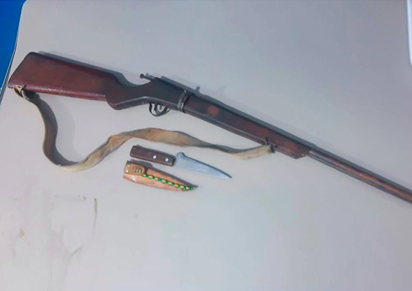 Polícia Militar apreende espingarda e conduz homem à delegacia após ameaça em Boquira
