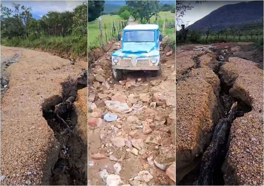 Moradores denunciam abandono de estradas vicinais na zona rural de Abaíra