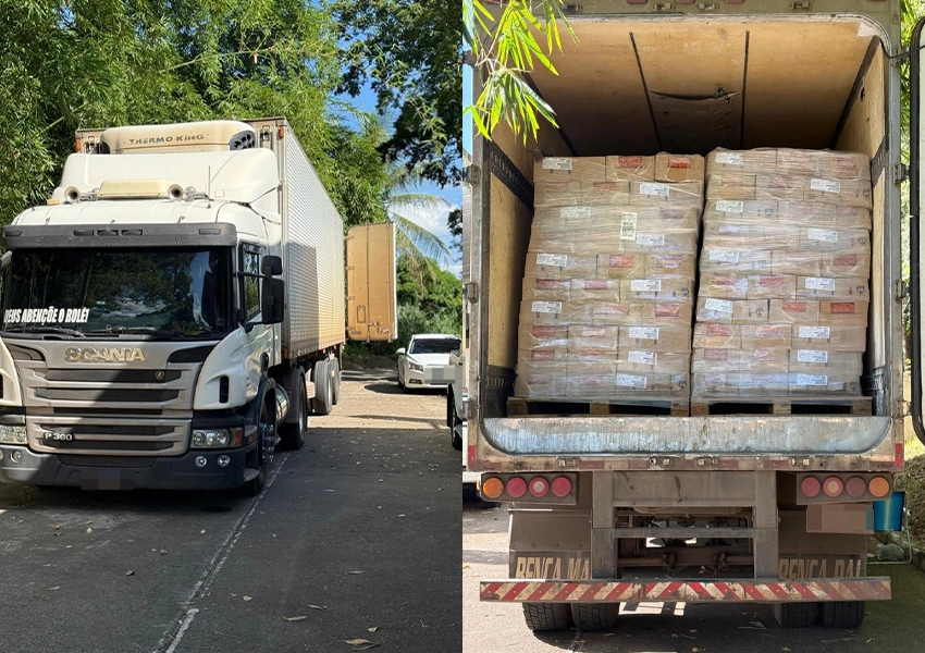 Carga com 25 toneladas de salsichas impróprias é apreendida na Bahia