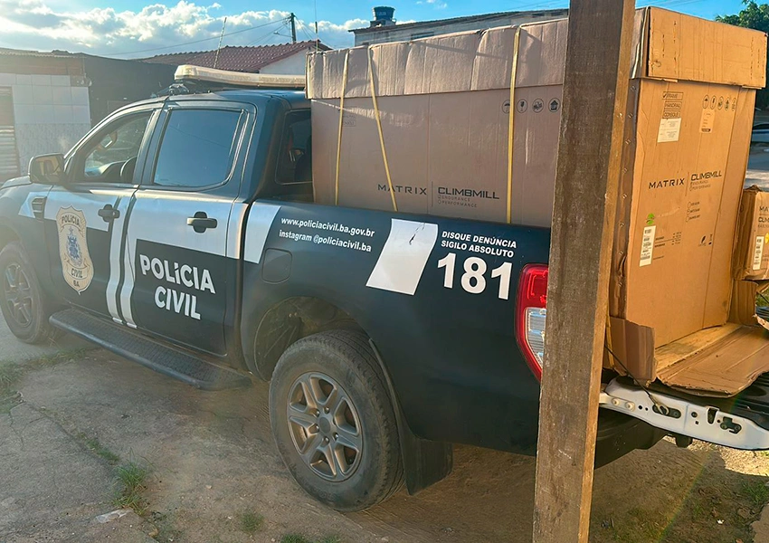 Polícia recupera equipamentos esportivos obtidos por estelionato em Vitória da Conquista