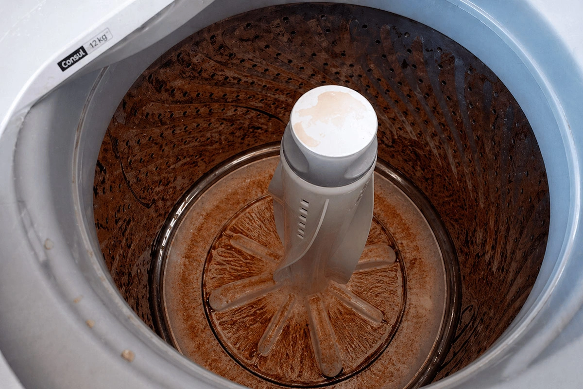 Moradora denuncia água barrenta em Dom Basílio após reajuste na tarifa