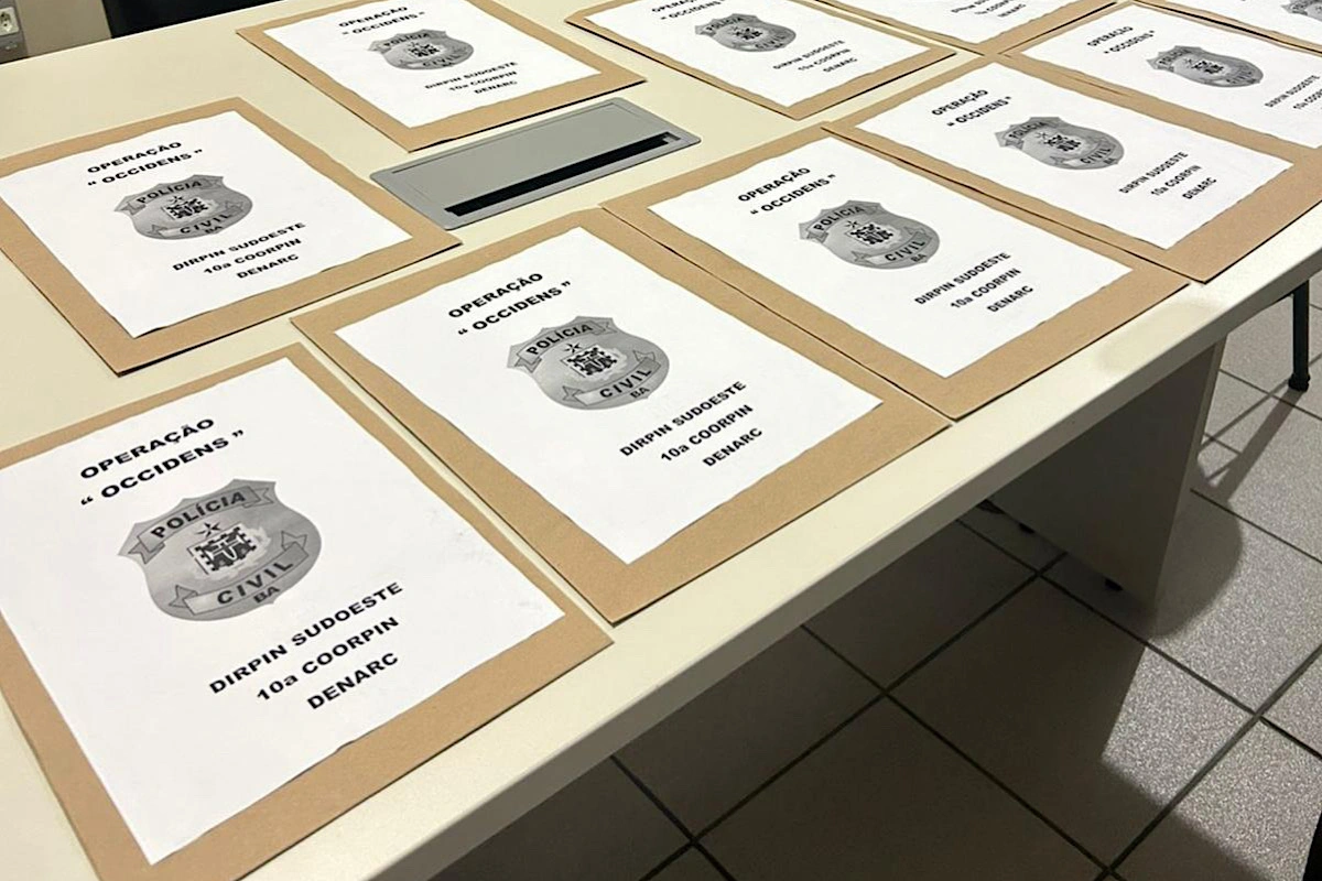 Operação Occidens cumpre mandados de prisão contra organização criminosa em Vitória da Conquista