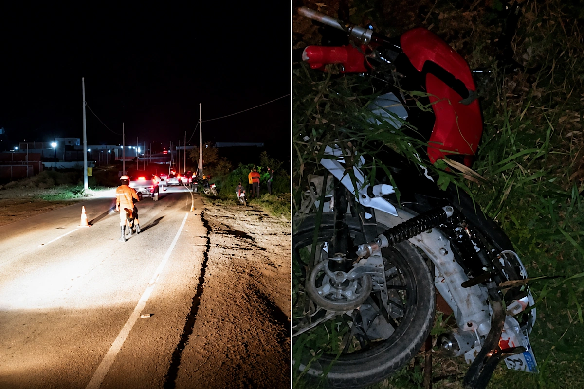 Adolescente de 17 anos morre após acidente de moto na BA-142 em Barra da Estiva