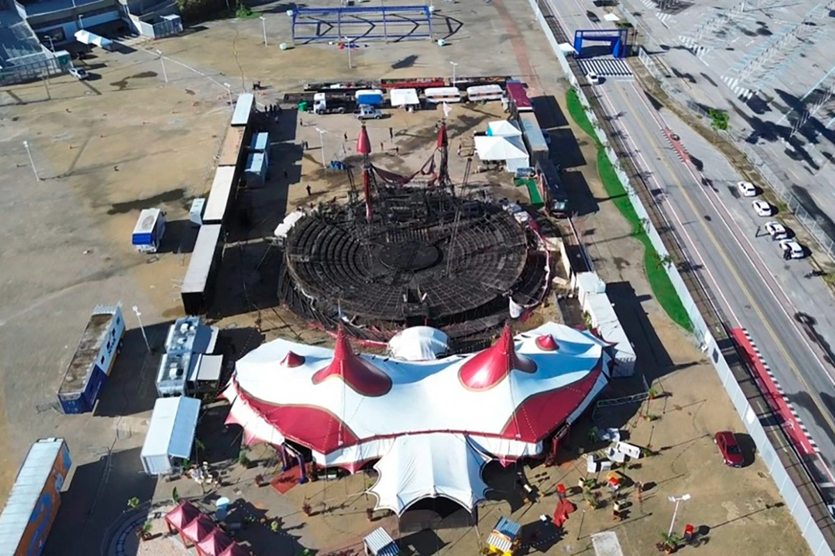 Incêndio atinge Circo do Tirú em Natal e humorista promete reconstrução