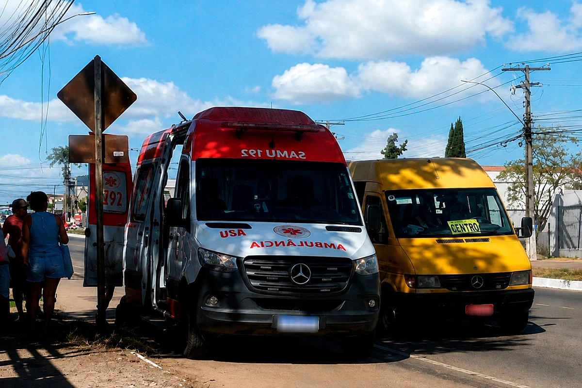 Idosa morre após passar mal dentro de van em Vitória da Conquista