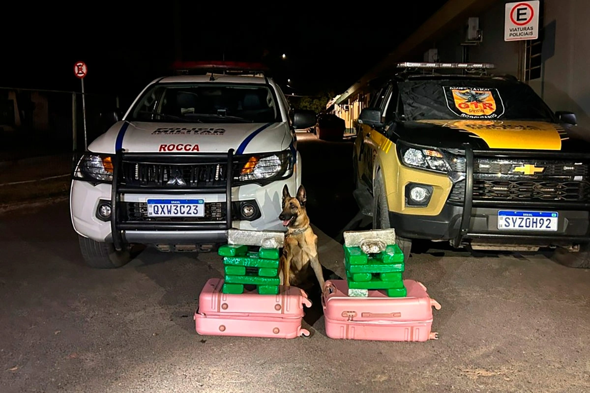 Mulher é presa com 22 barras de maconha em ônibus a caminho de Lagoa Real