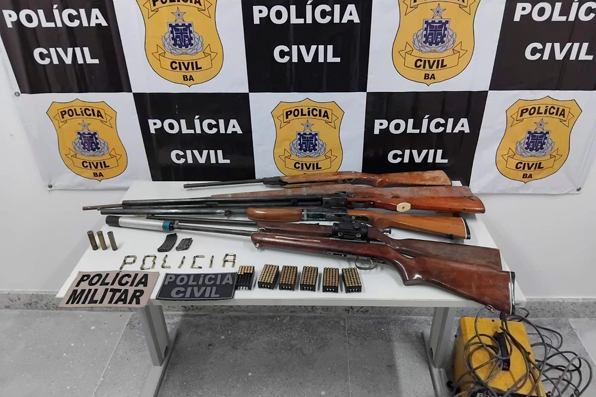  Polícia Civil desarticula fábrica artesanal de armas em Macaúbas