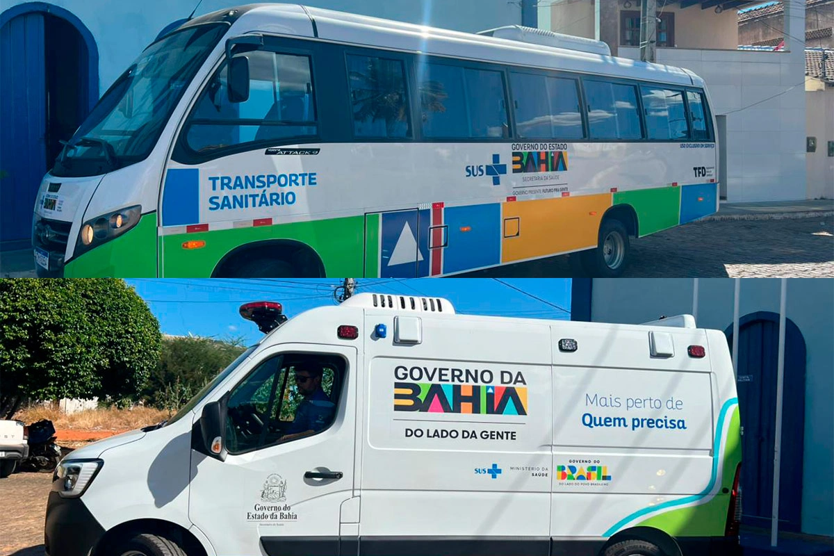 Saúde de Livramento ganha ambulância nova e micro-ônibus para pacientes de hemodiálise