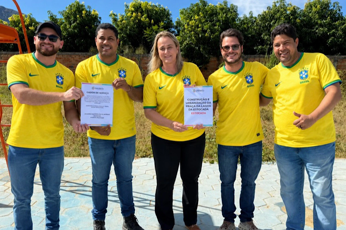 Prefeita Joanina Sampaio autoriza construção da Praça da Lagoa no bairro Estocada