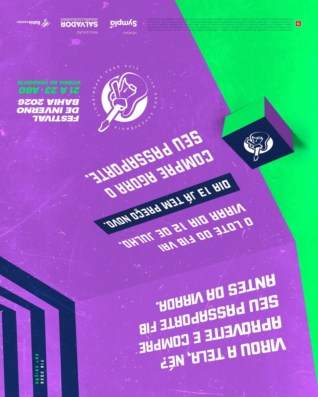 Festival de Inverno Bahia (FIB) anuncia virada de lote dia 12 de julho