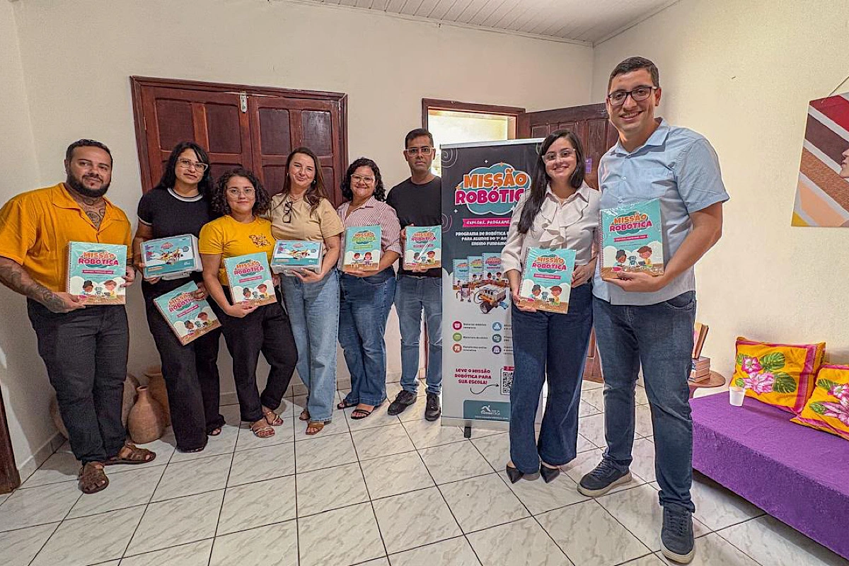 Prefeitura de Belo Campo implementa projeto de robótica em parceria com a Casa da Robótica