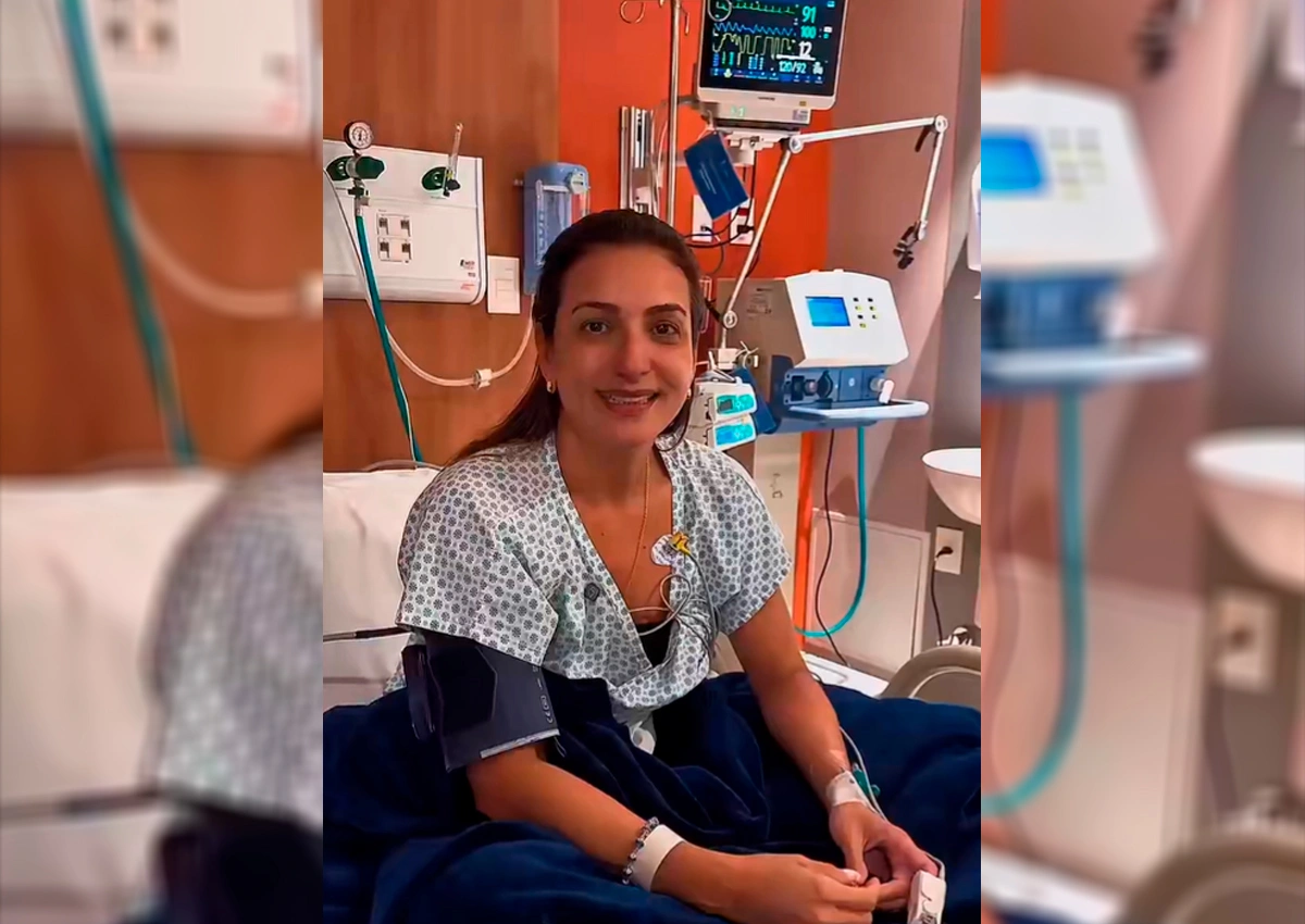 Roberta Roma sofre infarto, passa por cateterismo e segue internada em UTI