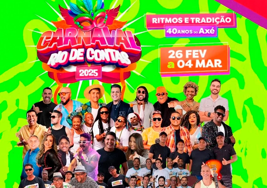 Carnaval 2025 em Rio de Contas começa nesta quarta-feira com entrega da chave ao Rei Momo