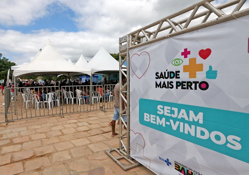 Feira Saúde Mais Perto oferece serviços gratuitos em Livramento de Nossa Senhora nos dias 8 e 9 de maio