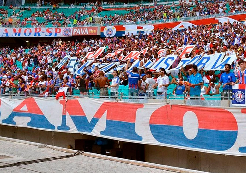 Bamor é proibida de entrar com faixas e instrumentos na Arena Fonte Nova em jogo entre Bahia e Paysandu