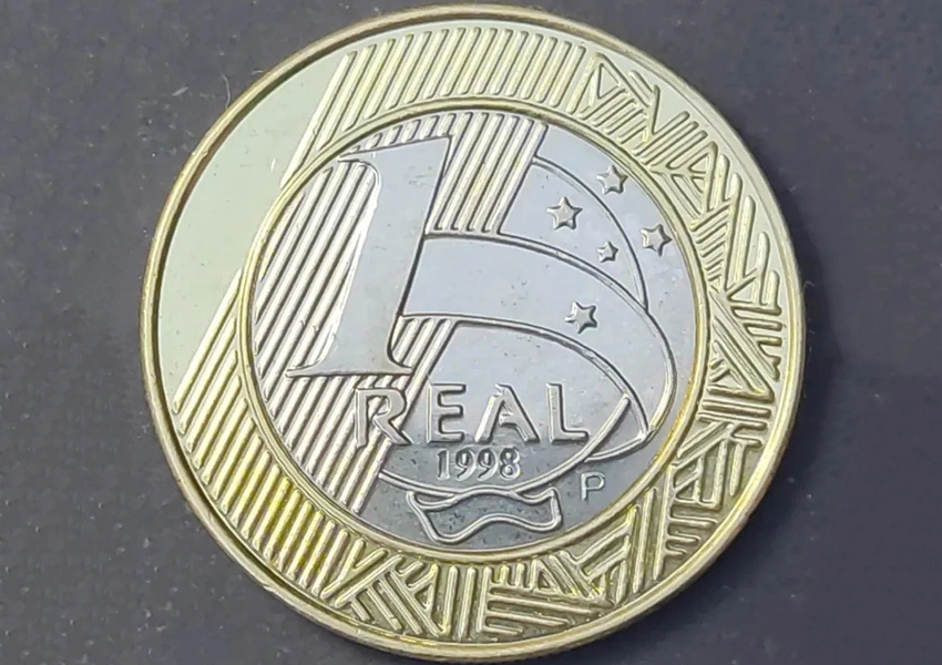Moeda de R$ 1 de 1998 com letra ‘P’ pode valer até R$ 7 mil, alerta Banco Central