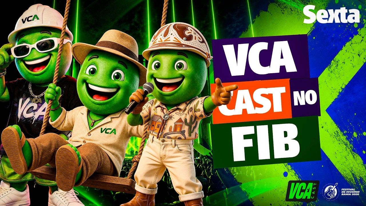 Acompanhe a primeira noite do FIB 2026 com cobertura especial do VCA Cast