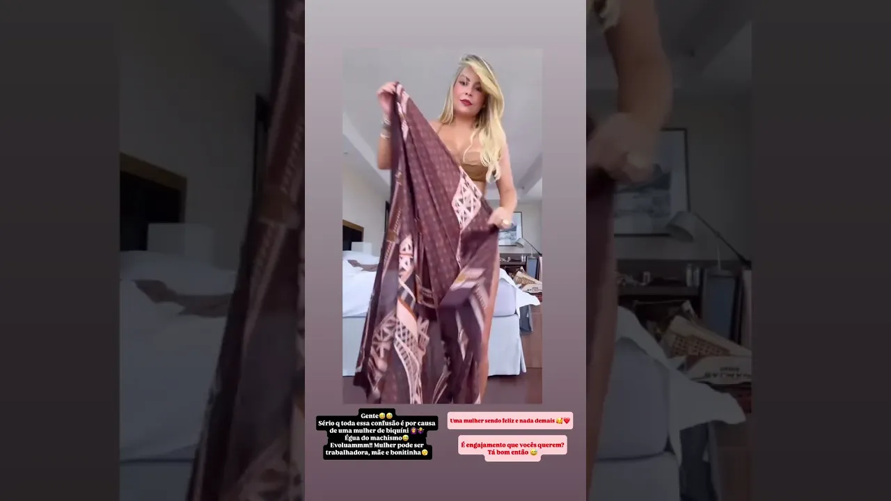 Prefeita de Marituba viraliza após vídeo dançando de biquíni e rebate críticas sobre machismo e vida pessoal
