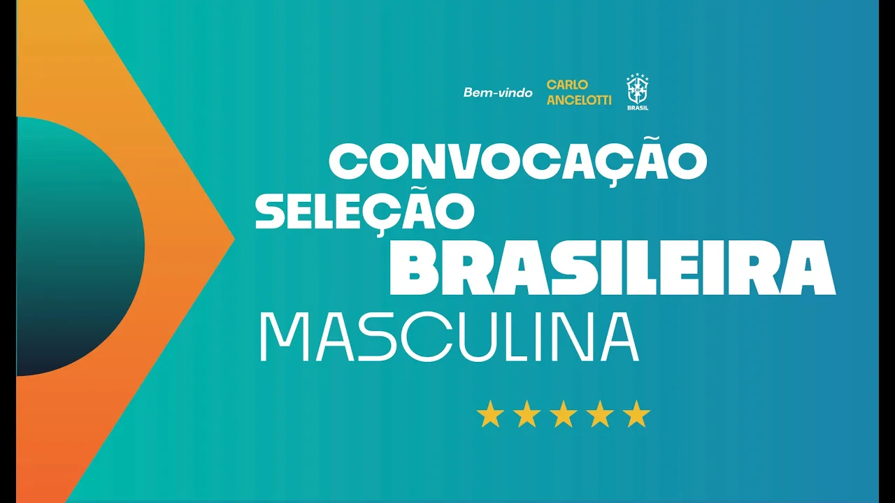 Carlo Ancelotti é apresentado e faz primeira convocação como técnico da Seleção Brasileira