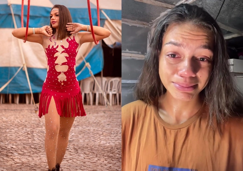 Artista circense de 17 anos é abusada em frente à família e filha de 1 ano durante assalto