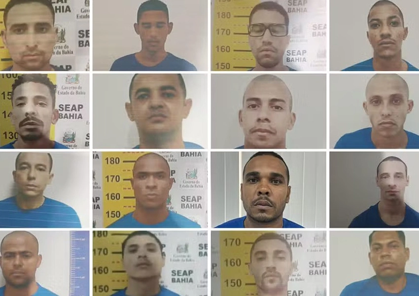 Cinco dias após fuga de 16 detentos do Conjunto Penal de Eunápolis ainda não foram capturados