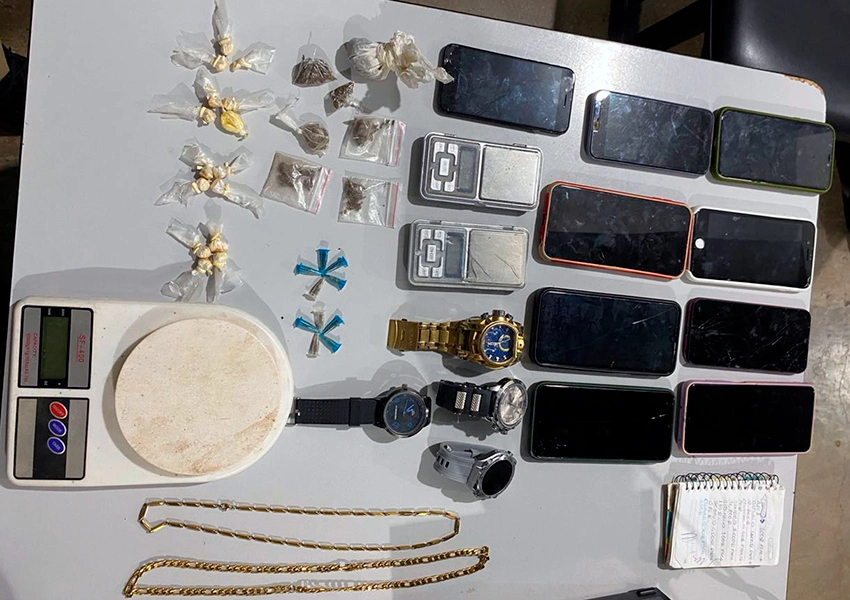 Polícia Militar apreende drogas e materiais do tráfico na zona rural de Rio do Pires