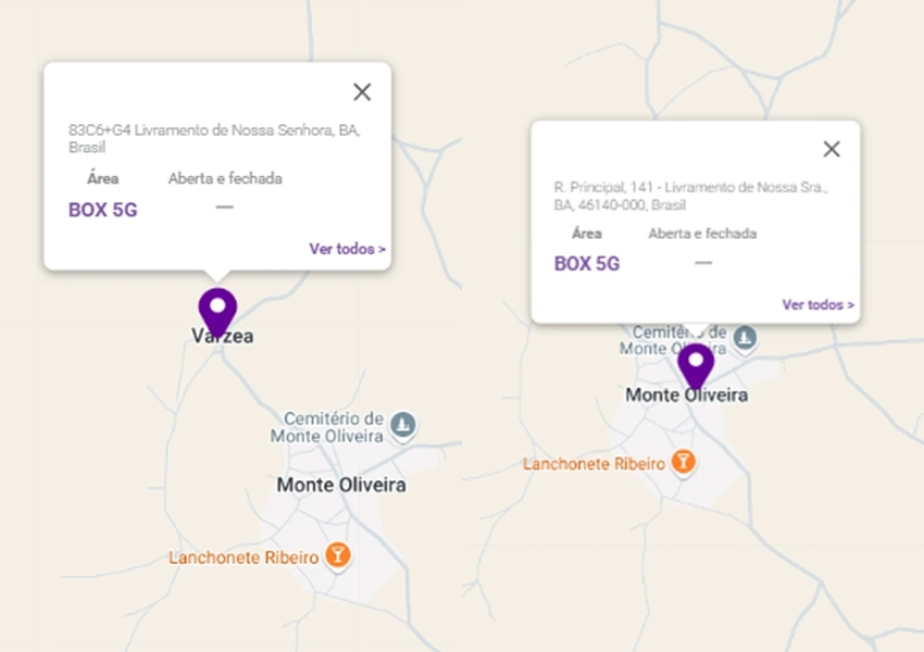 Comunidades Monte Oliveira e Várzea em Livramento de Nossa Senhora recebem cobertura 4G da Vivo