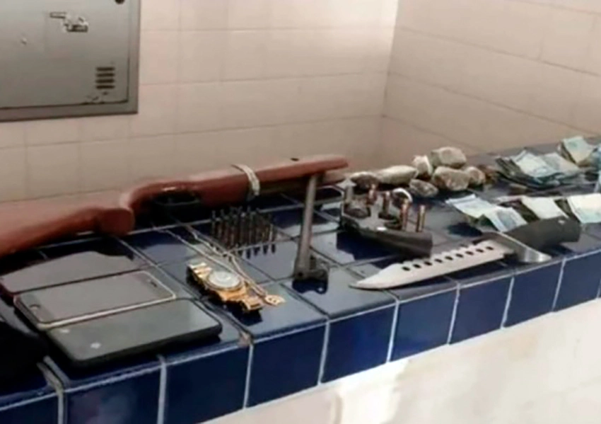 Homem é preso por porte ilegal de arma de fogo e tráfico de drogas na zona rural de Aracatu