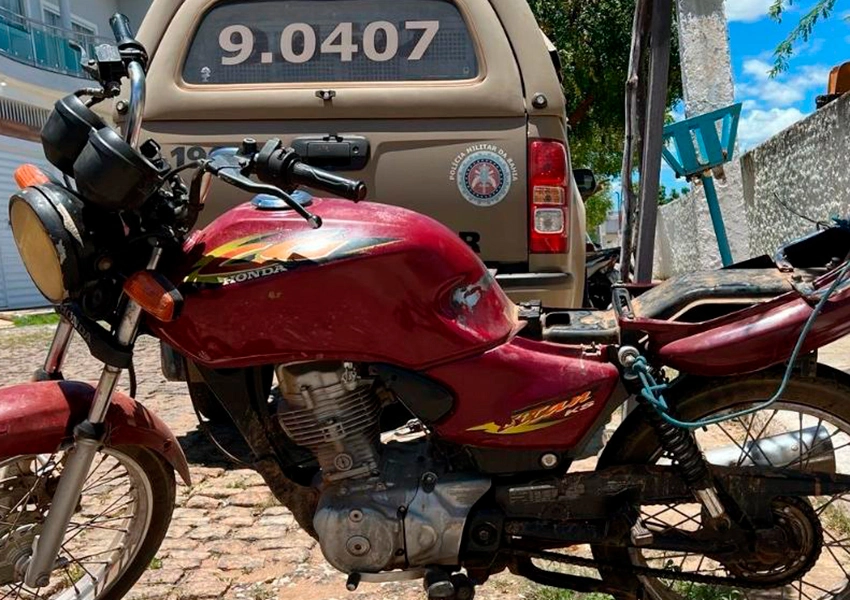Polícia Militar apreende motocicleta com sinais de adulteração em Rio do Pires