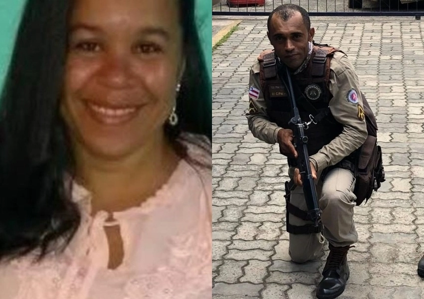 Policial militar mata ex-companheira na frente do filho de 4 anos e tira a própria vida