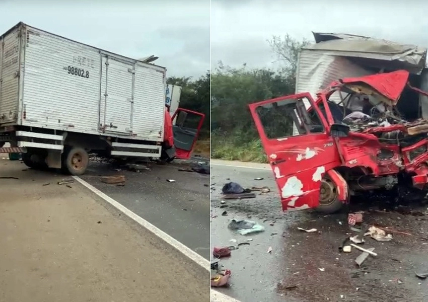 Acidente na BR-242 em Ibitiara deixa quatro mortos e interdita rodovia por sete horas
