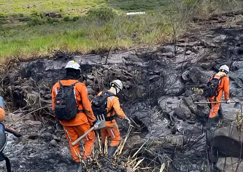 Incêndio na Chapada Diamantina é controlado após 48 horas de combate
