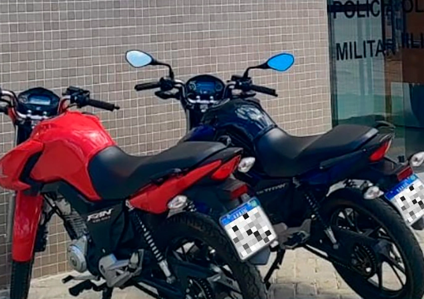 Polícia apreende duas motocicletas com irregularidades em Caturama