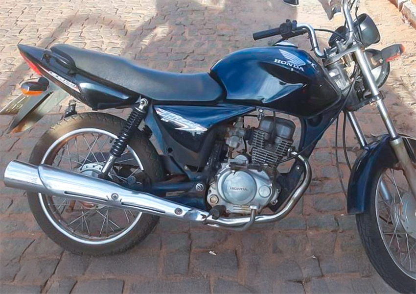 Motocicleta com chassi adulterado é apreendida na zona rural de Érico Cardoso