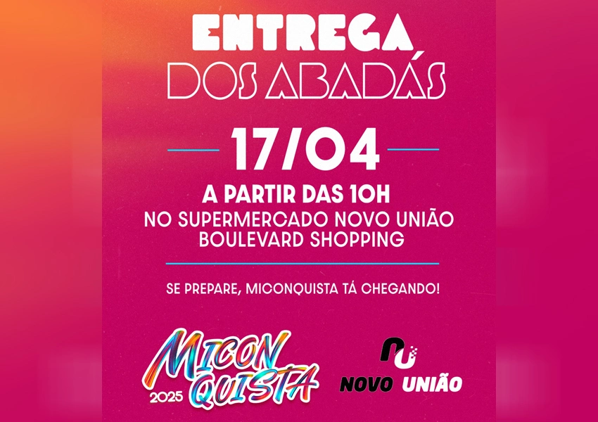 Miconquista 2025 inicia entrega de abadás nesta quinta-feira em Vitória da Conquista