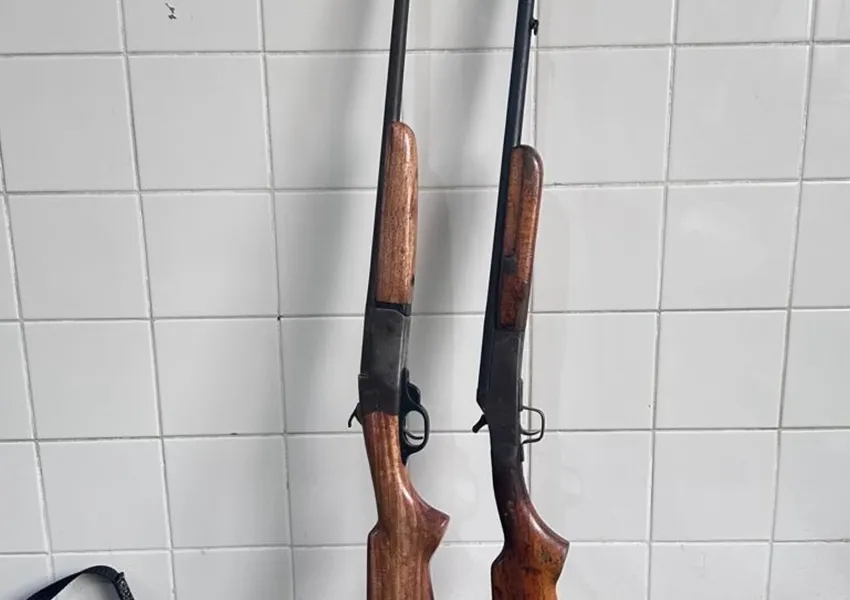 Polícia Ambiental apreende armas e equipamentos usados em caça ilegal na zona rural de Livramento de Nossa Senhora