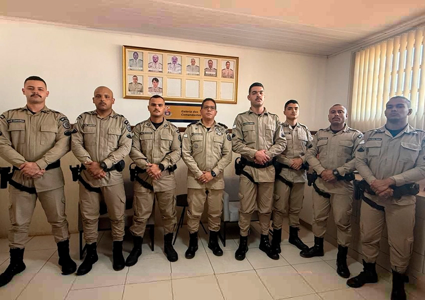 46ª CIPM recebe sete novos soldados para reforçar segurança em Livramento de Nossa Senhora e região